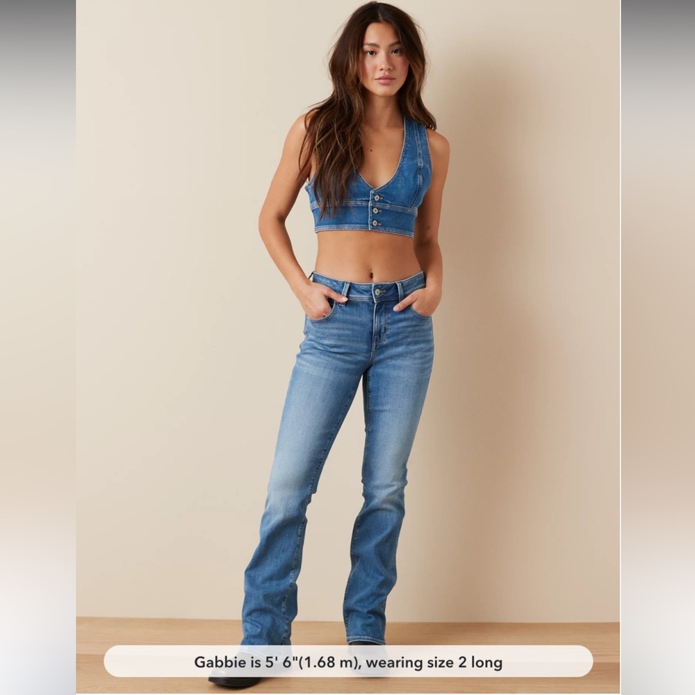 AE Next Level Low-Rise Kick Bootcut Jean